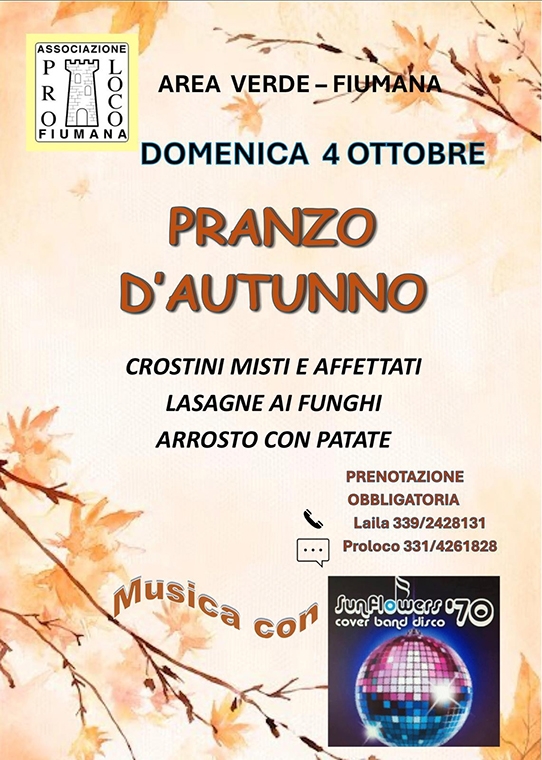 Pranzo d'autunno