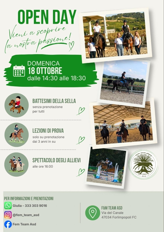 Open Day F&M Team ASD