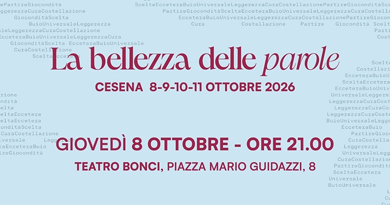 La bellezza delle Parole 2026