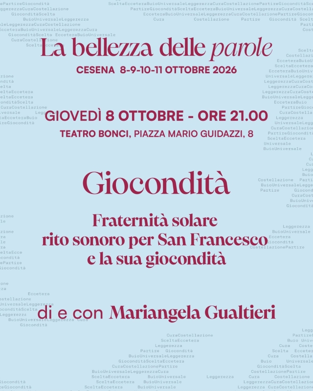 La bellezza delle Parole 2026