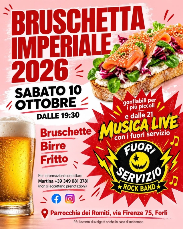 Bruschetta Imperiale dei Romiti 2026