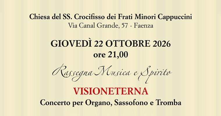 VISIONETERNA: Concerto per Organo, Sassofono e Tromba - Associazione Fattorini