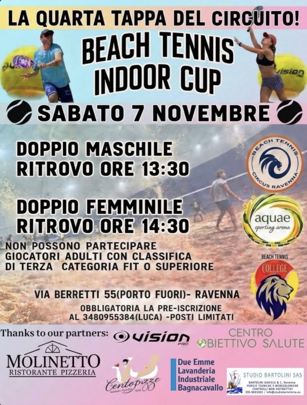 La quarta tappa del circuito Indoor cup