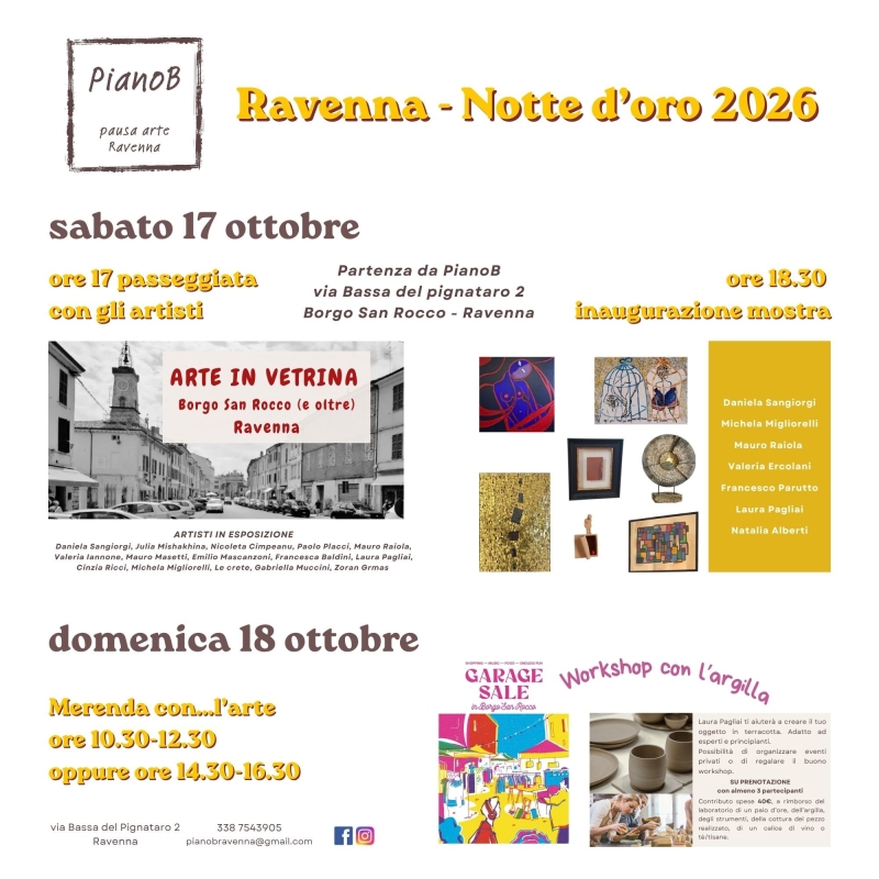 Arte nel borgo - Weekend Notte d'oro
