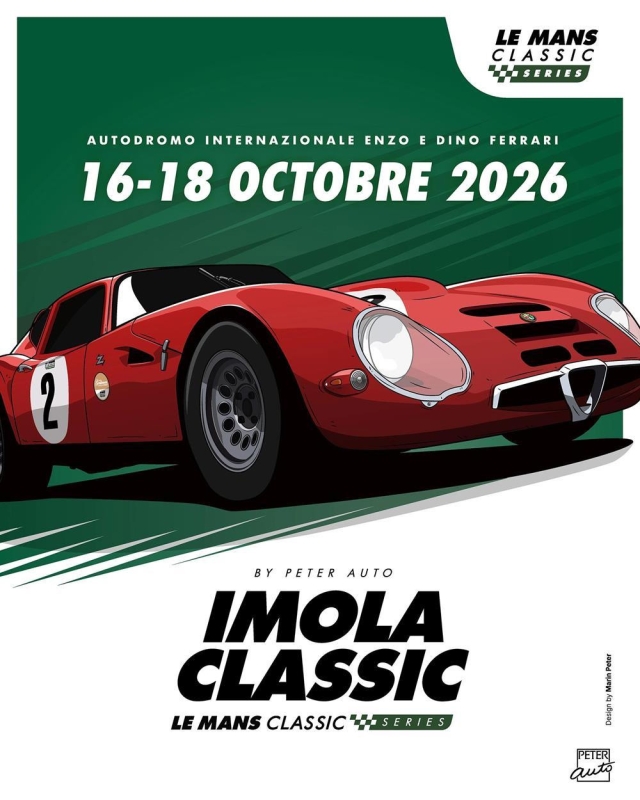 Le Mans Classic Series 2026 all’Autodromo di Imola