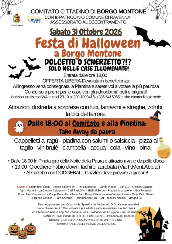 19a Ed. Halloween Borgo Montone 2026
