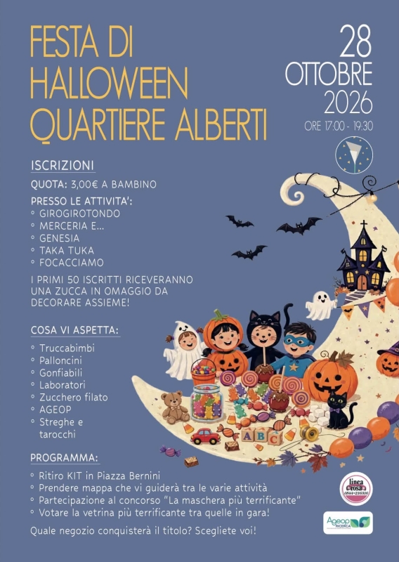 Festa Halloween quartiere Alberti