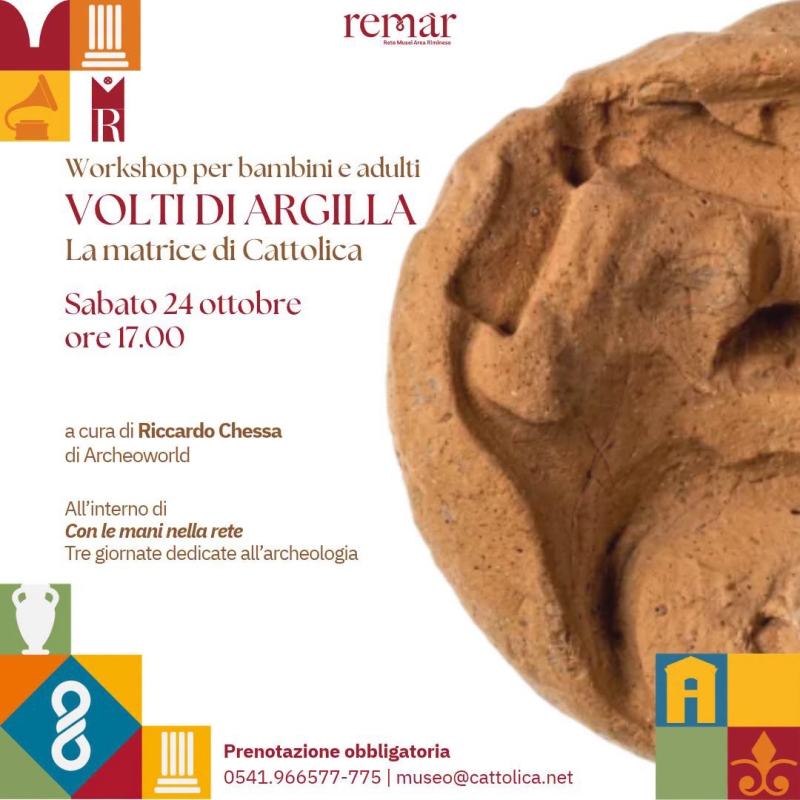 Volti d’argilla: laboratorio di archeologia sperimentale al Museo della Regina di Cattolica