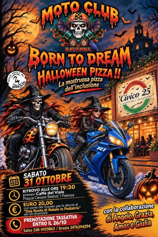 Born to Dream Halloween Pizza