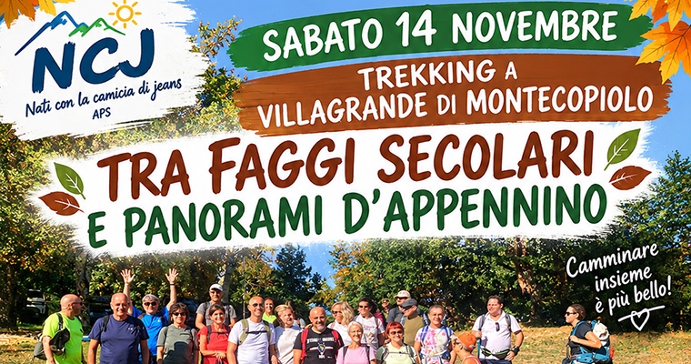 TREKKING A VILLAGRANDE DI MONTECOPIOLO