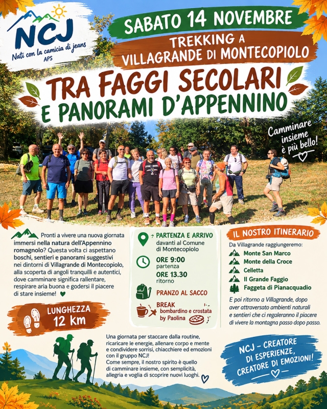 TREKKING A VILLAGRANDE DI MONTECOPIOLO