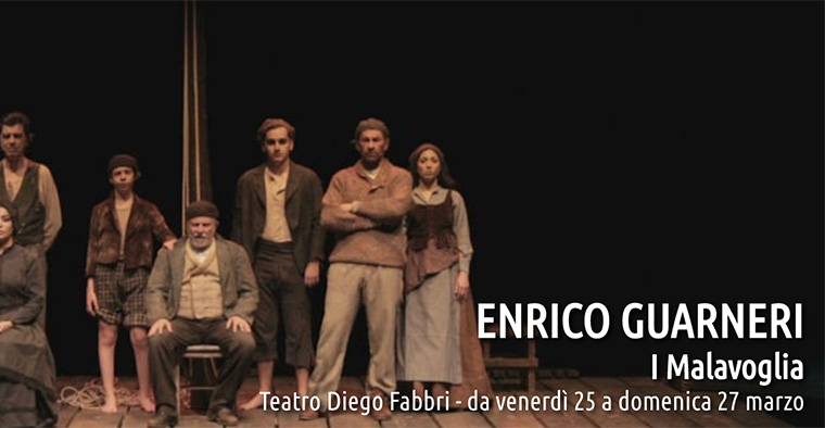 Sul palco del Teatro Diego Fabbri Enrico Guarnieri interpreta 
