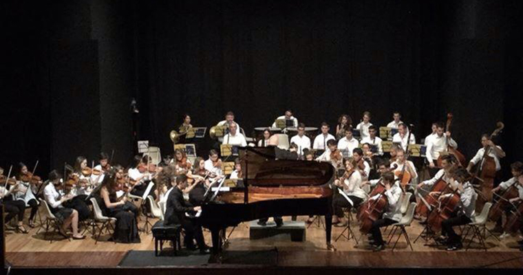 La Giovane Orchestra Paneuropea in concerto