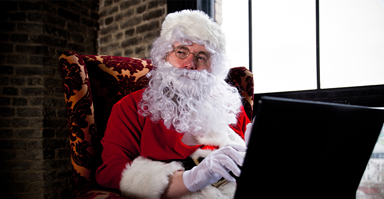 Babbo Natale per le vie del Centro