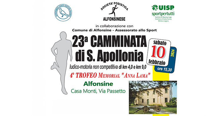 23° camminata di S. Apollonia