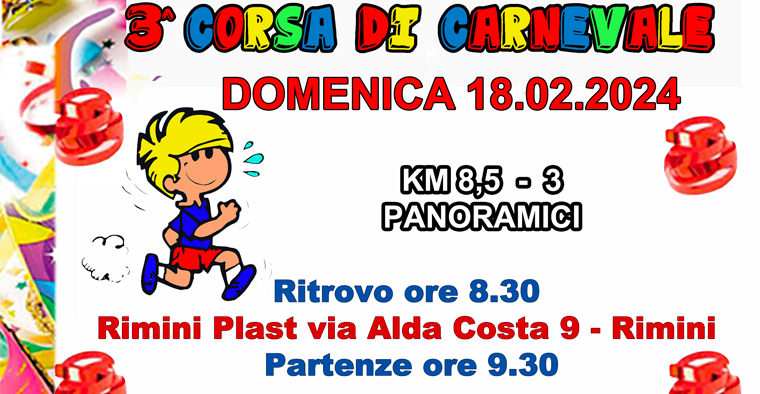 3° corsa di Carnevale