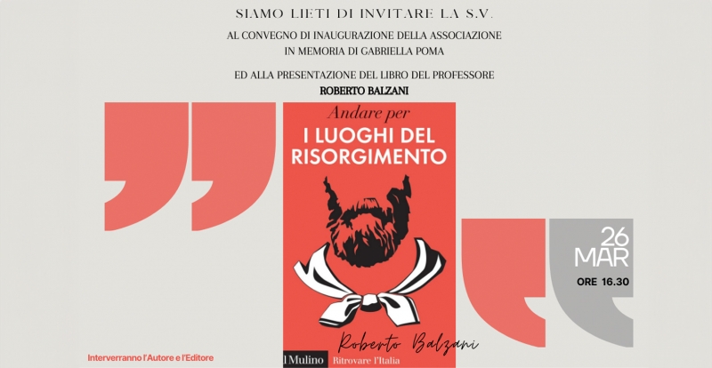 Conferenza inaugurale della Associazione di Cultura Gabriella Poma