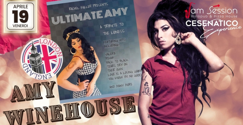 Dall' Inghilterra Rachel Fuller per AMY WINEHOUSE Tribute Live