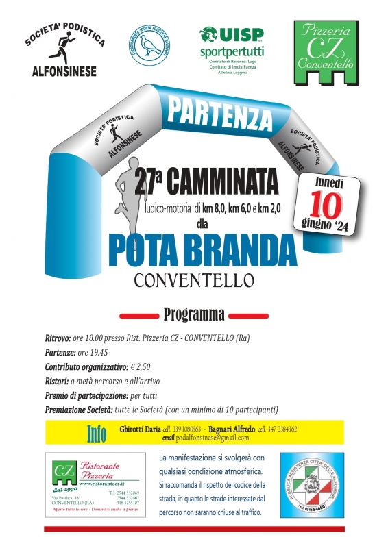 27° Camminata dla Pota Branda