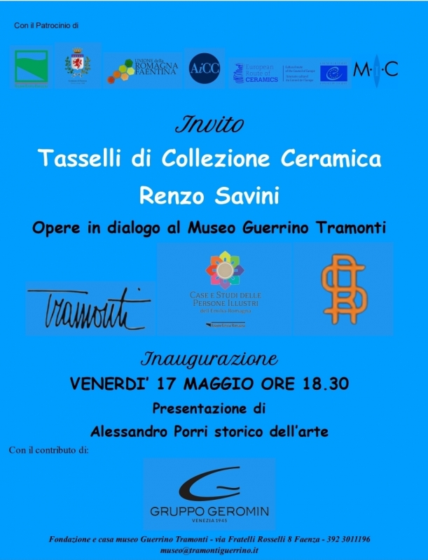 Collezioni ceramiche da casa museo Renzo Savini