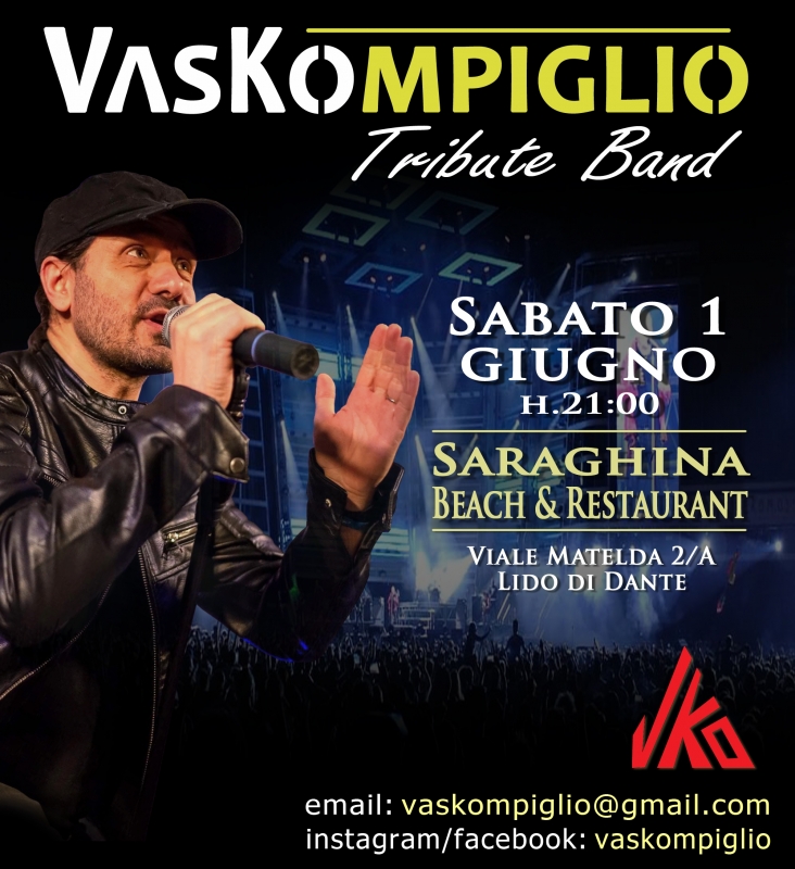 Un tributo al rock di Vasco Rossi con i Vaskompiglio