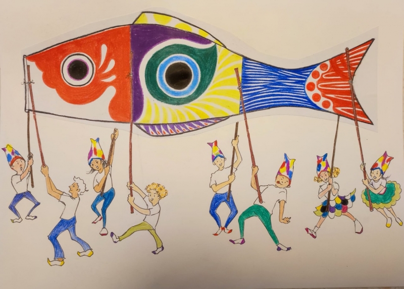 FISH PARADE. La festosa parata dei pesci koinobori