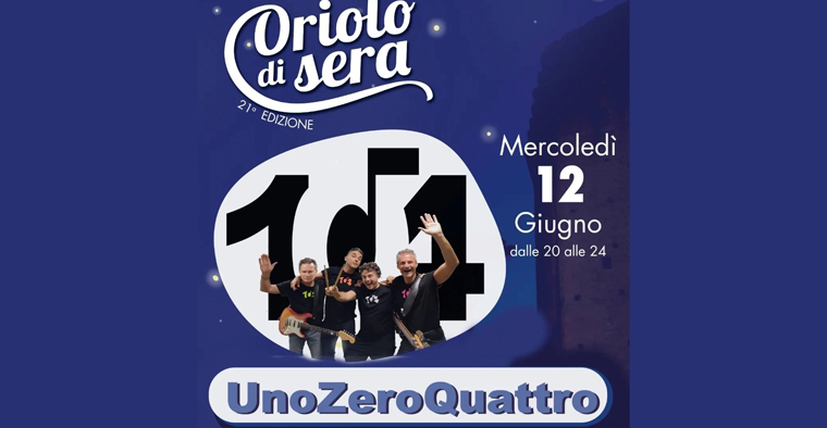 Oriolo di sera: Uno Zero Quattro - 104
