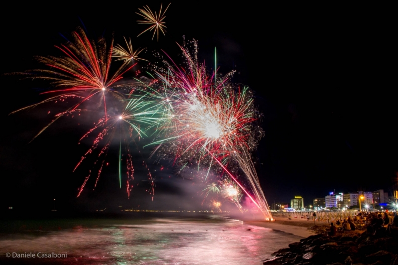 Fuochi d'artificio a Riccione