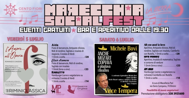Notte rosa al Marecchia Social Fest