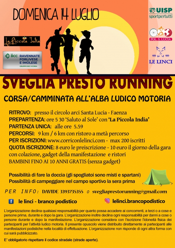 Sveglia Presto Running