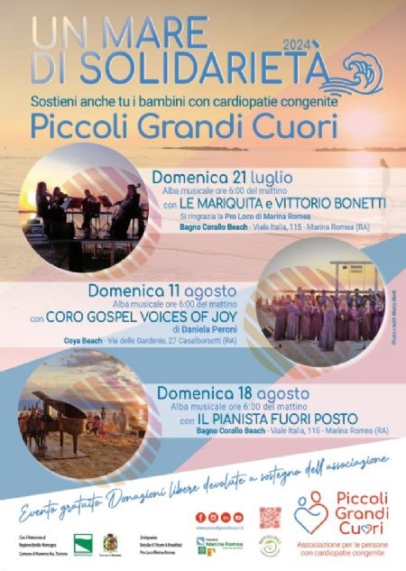 Un mare di solidarietà: concerto all'alba con Il pianista fuori posto