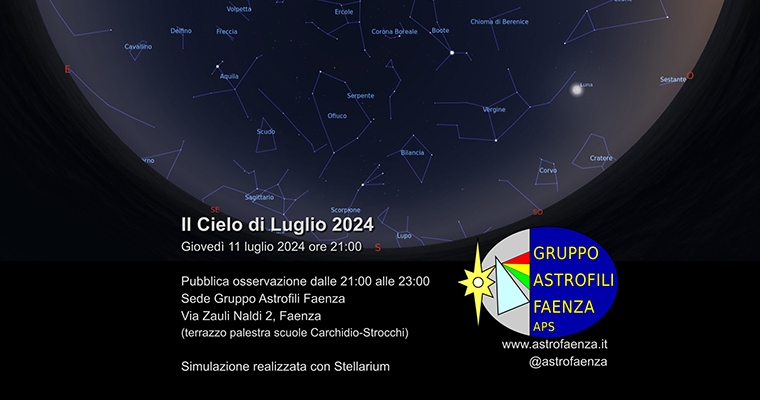 Il Cielo di Luglio 2024
