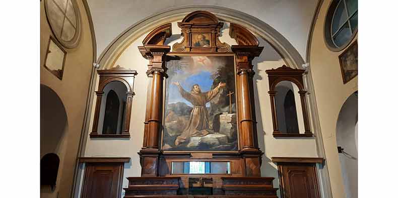 E' tornata a casa il San Francesco del Guercino