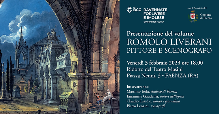 Al Ridotto del Teatro Masini la presentazione del volume  ‘Romolo Liverani pittore e scenografo’ 